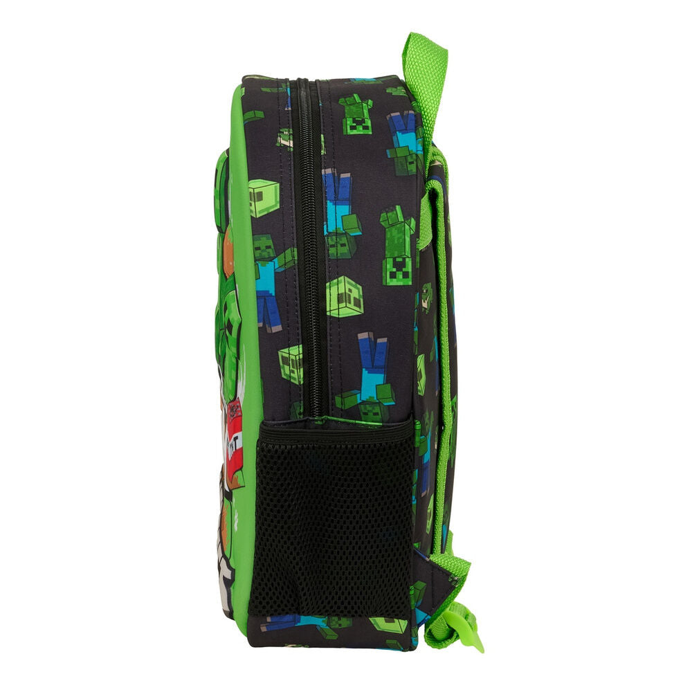 Mochila 3D Minecraft 33cm SAFTA