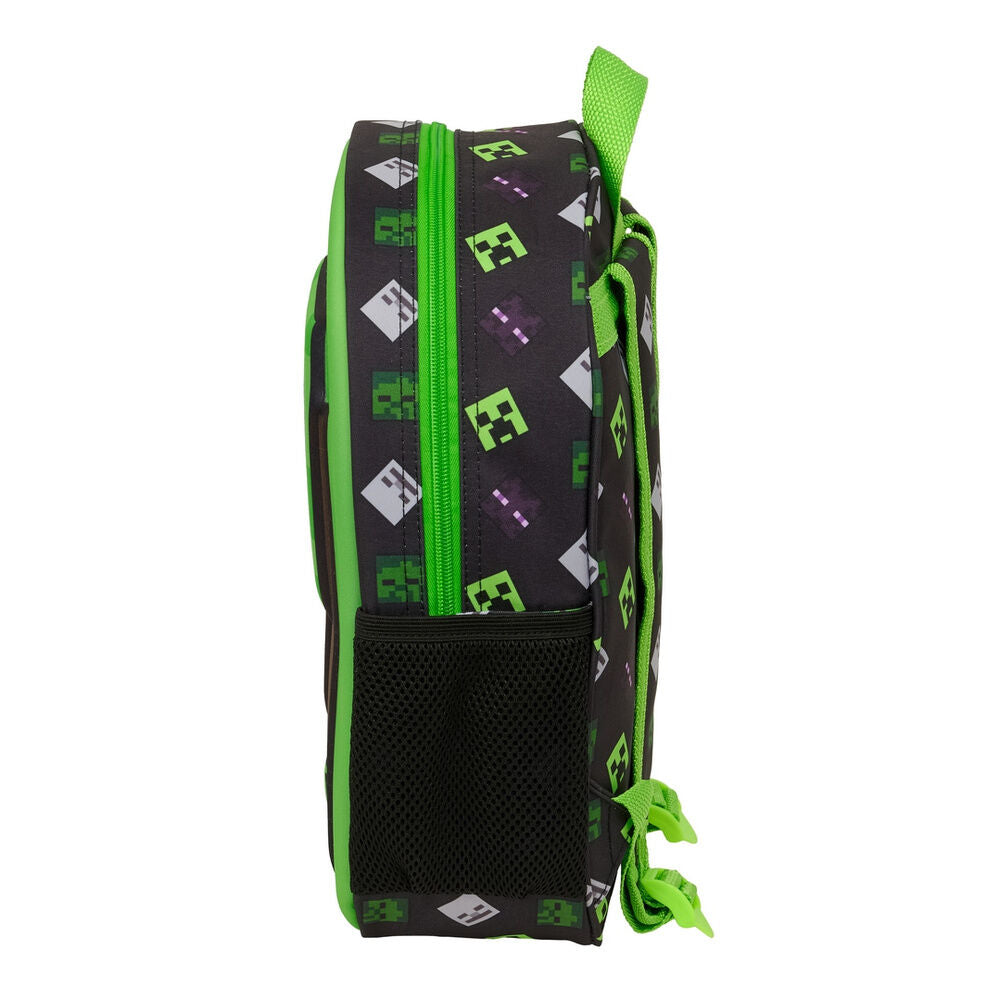 Mochila 3D Minecraft 33cm SAFTA