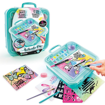 Maletin pintura acuarelas accesorios Art Lab CANAL TOYS