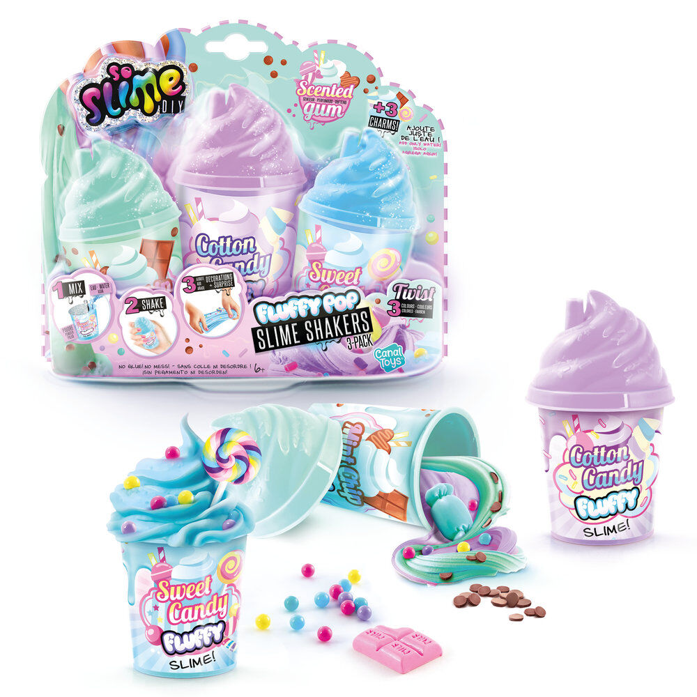 Set 3 botes esponjoso Slime Diy CANAL TOYS