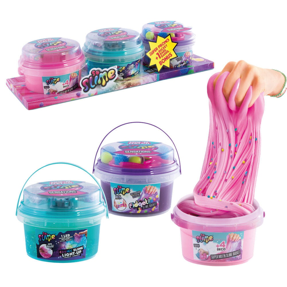 Set 3 cubos slime sensaciones Slime CANAL TOYS