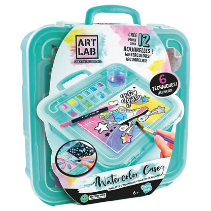 Maletin pintura acuarelas accesorios Art Lab CANAL TOYS