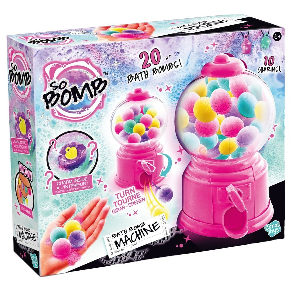Maquina expendedora bombas baño Slime Sensations CANAL TOYS