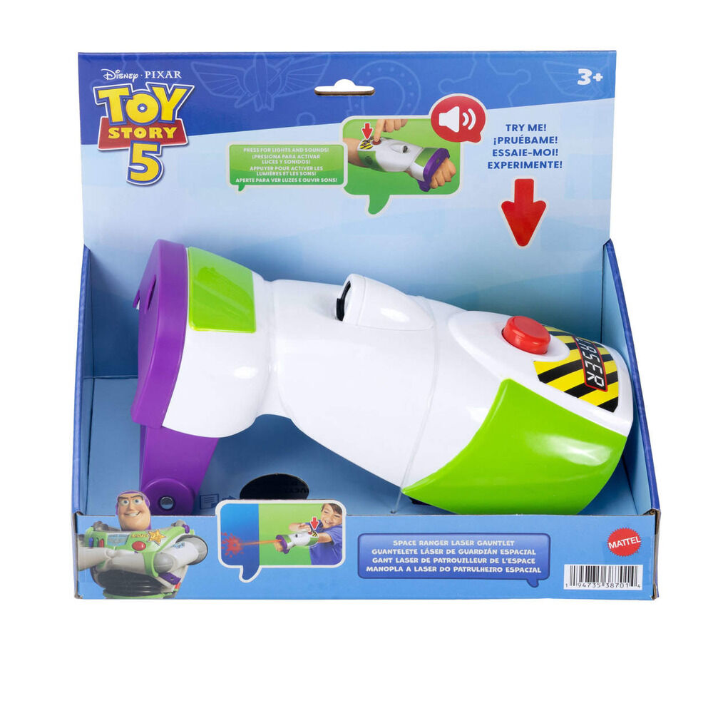 Guantelete Laser Buzz Lightyear Toy Story 5 Disney Pixar MATTEL