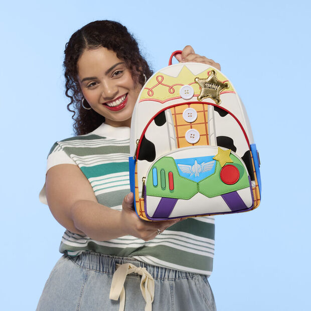 Mochila Jessie, Woody & Buzz Lightyear Toy Story 5 Disney Pixar Loungefly 31cm LOUNGEFLY