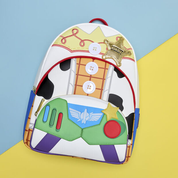 Mochila Jessie, Woody & Buzz Lightyear Toy Story 5 Disney Pixar Loungefly 31cm LOUNGEFLY