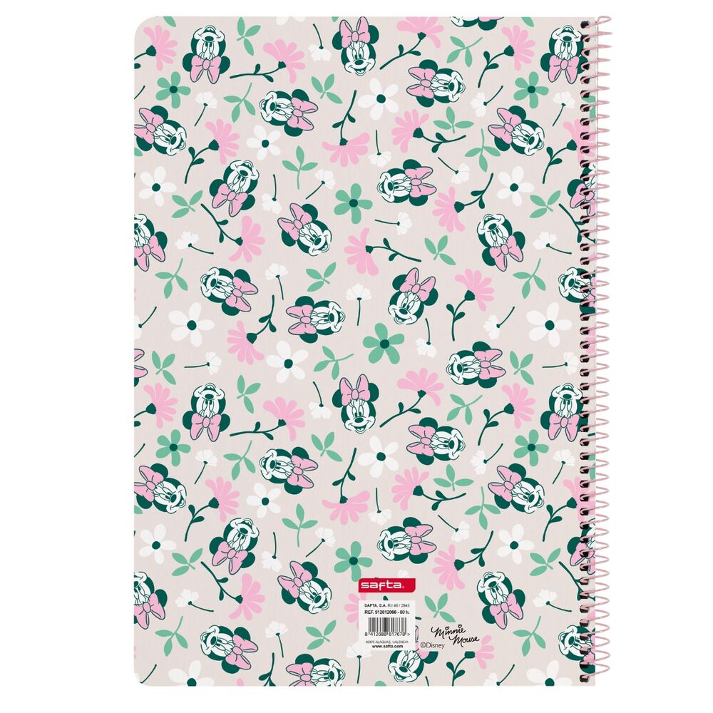 Cuaderno A4 Minty Minnie Disney SAFTA