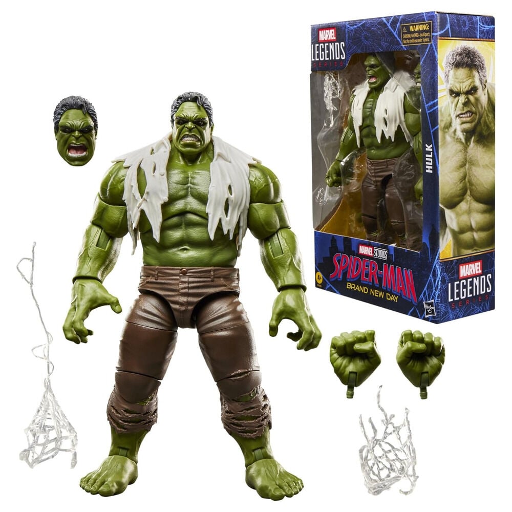Figura Hulk Spider-man Brand New Day Marvel Legends 15cm HASBRO