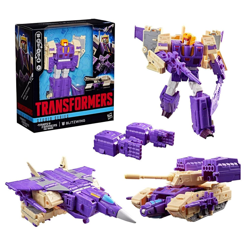 Figura Blitzwing Studio Series Transformers The Movie  17.5cm HASBRO