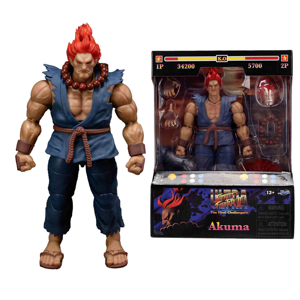 Figura Akuma Street Fighter II 17cm JADA TOYS