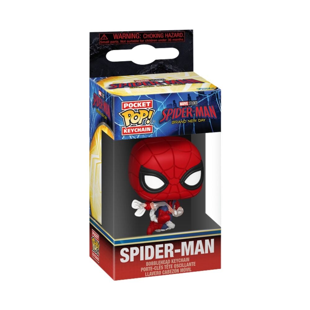 Llavero Pocket POP Marvel Spider-Man Brand New Day Spider-Man FUNKO