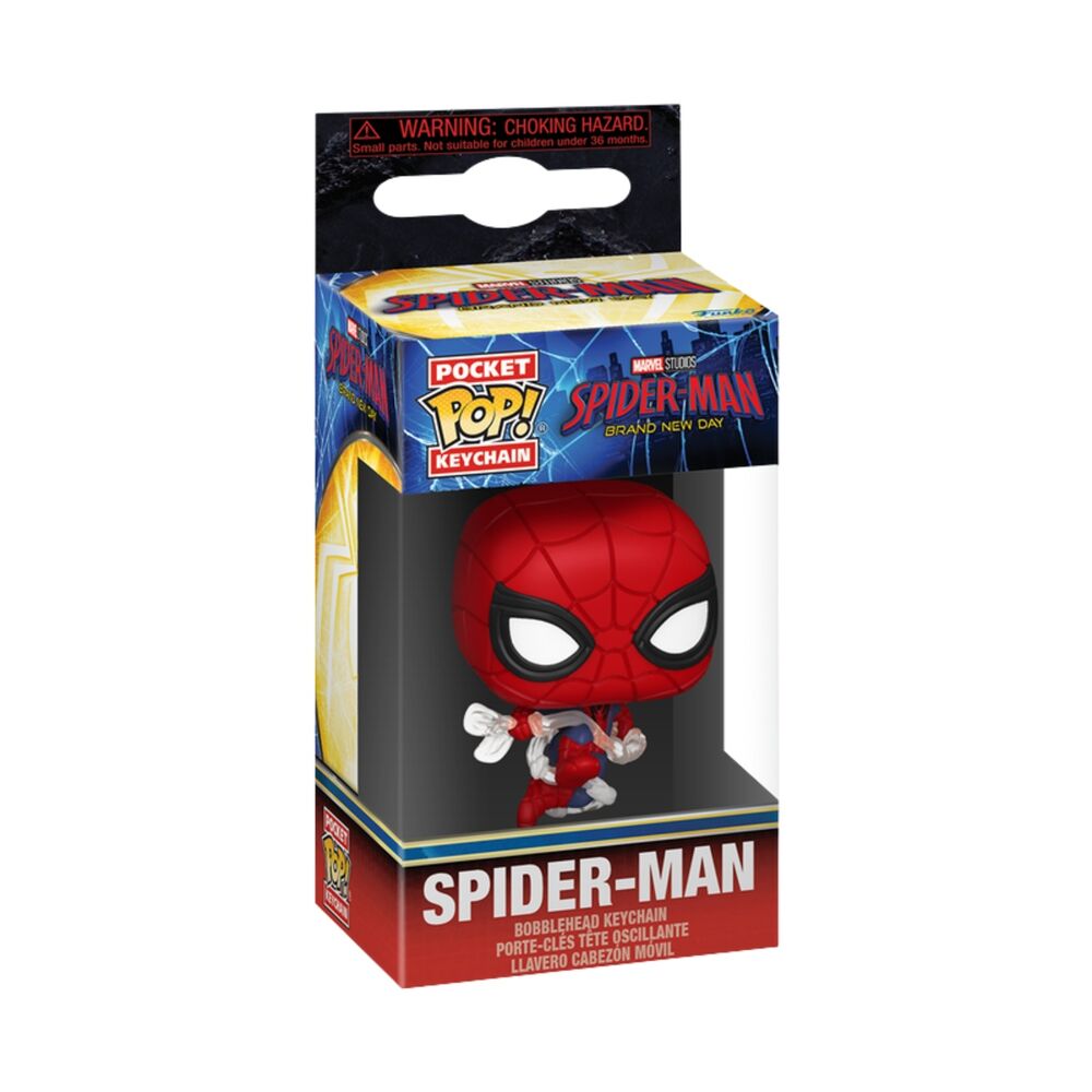 Llavero Pocket POP Marvel Spider-Man Brand New Day Spider-Man FUNKO