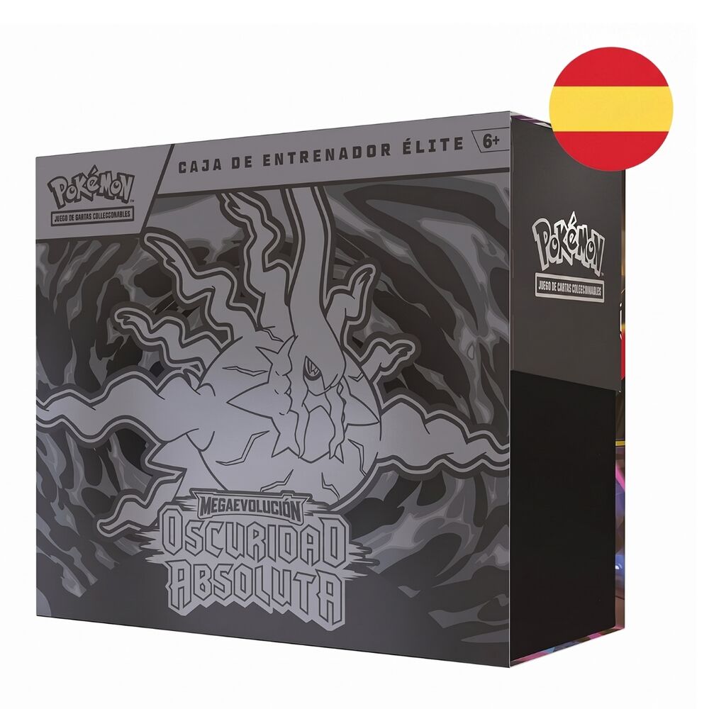 Estuche cartas Entrenador Elite Expansion Megaevolucion Oscuridad Absoluta Pokemon español POKEMON JUEGO DE CARTAS