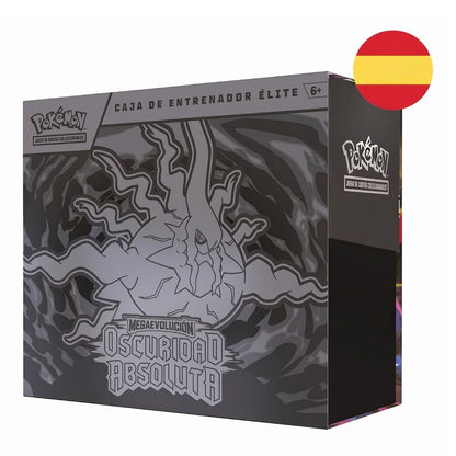 Estuche cartas Entrenador Elite Expansion Megaevolucion Oscuridad Absoluta Pokemon español POKEMON JUEGO DE CARTAS