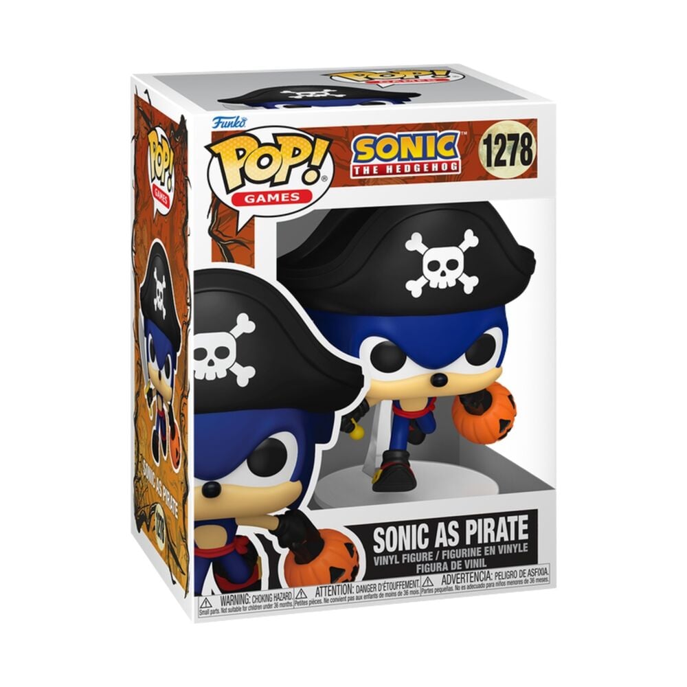Figura POP Sonic The Hedgehog Sonic as Pirate FUNKO
