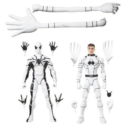 Set 2 figuras Mister Fantastic & Spiderman Los Cuatro Fantasticos Marvel Legends Series 15cm HASBRO