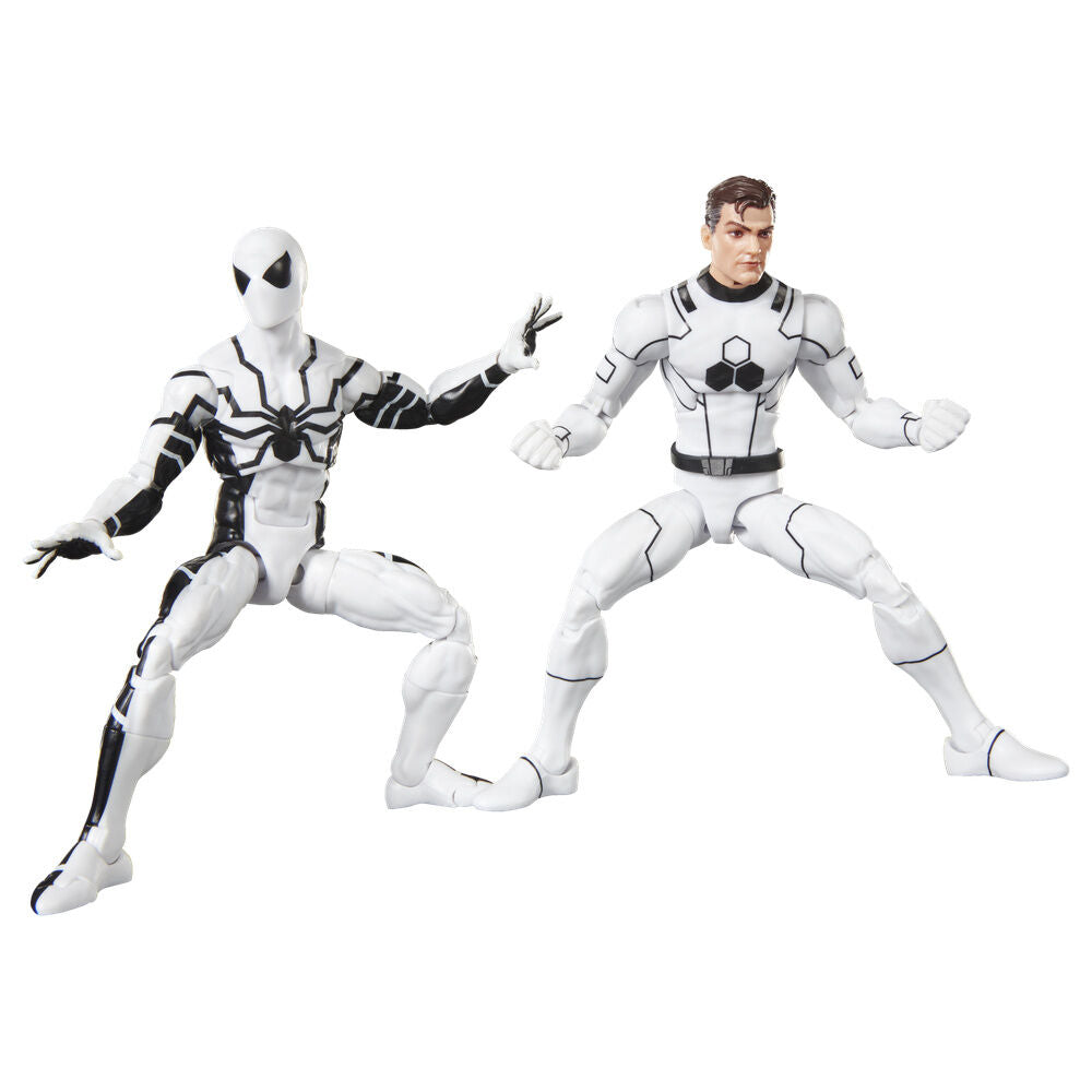 Set 2 figuras Mister Fantastic & Spiderman Los Cuatro Fantasticos Marvel Legends Series 15cm HASBRO