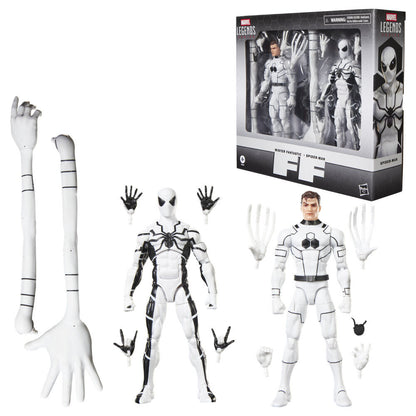 Set 2 figuras Mister Fantastic & Spiderman Los Cuatro Fantasticos Marvel Legends Series 15cm HASBRO