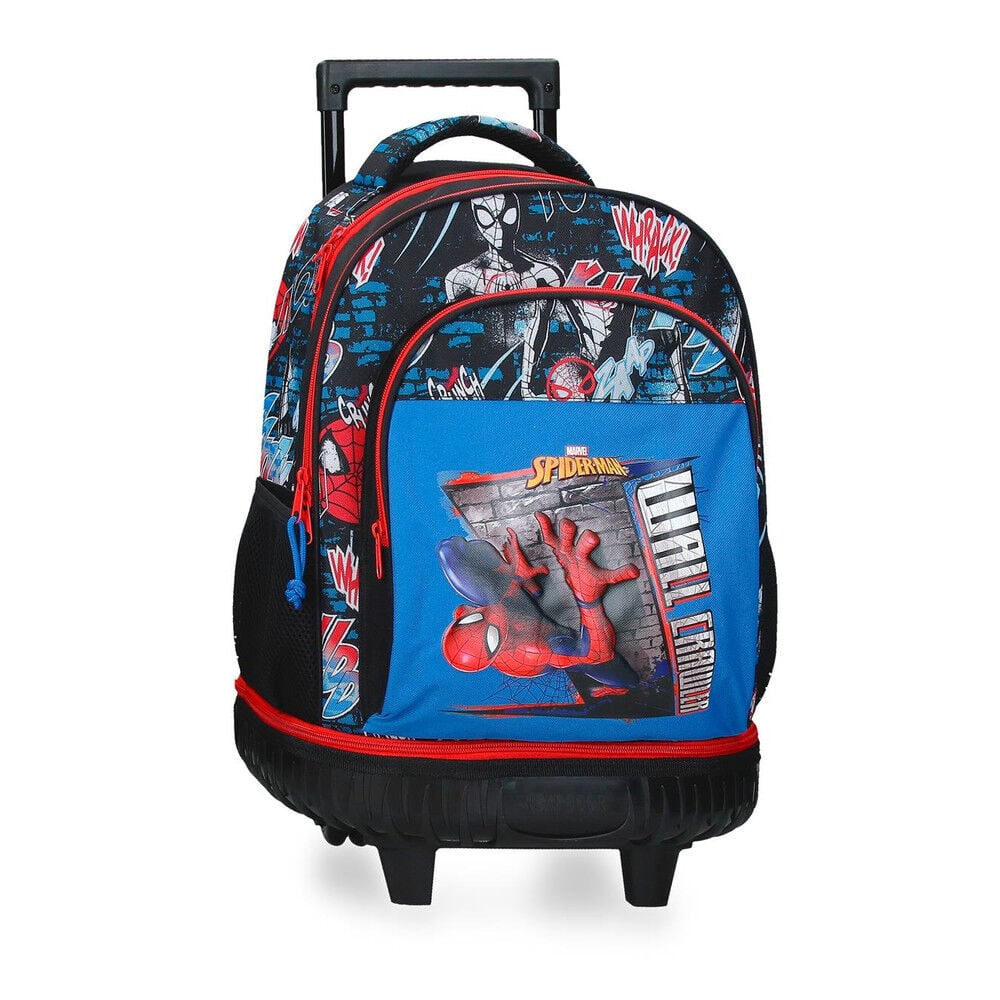 Trolley compact Wall Crawler Spiderman Marvel extraible 43cm JOUMMA BAGS