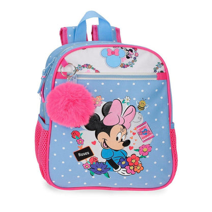Mochila Flowers Minnie Disney 28cm adaptable JOUMMA BAGS