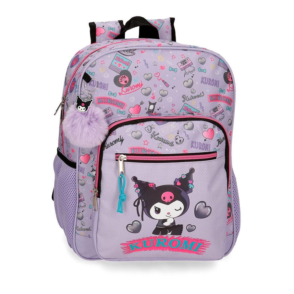Mochila Retropop Kuromi Hello Kitty 38cm adaptable JOUMMA BAGS