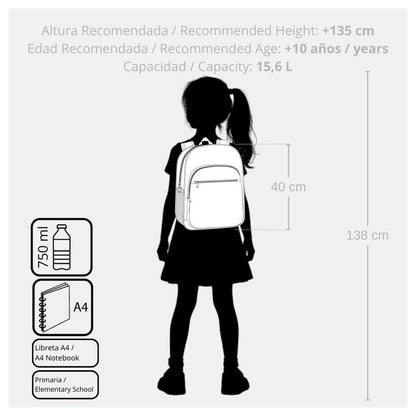 Mochila Keep Going Stitch Disney 40cm adaptable JOUMMA BAGS