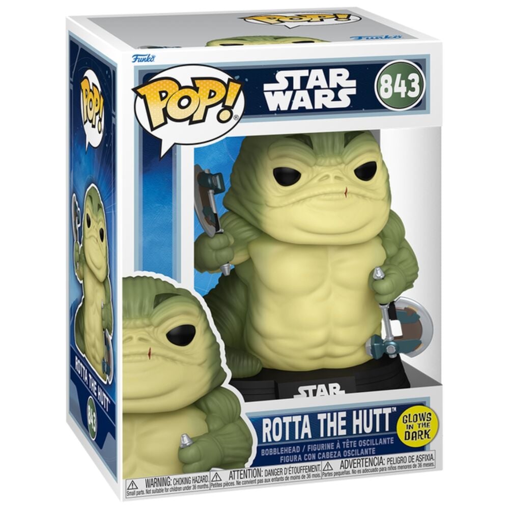 Figura POP Star Wars: The Mandalorian & Grogu - Rotta the Hutt FUNKO