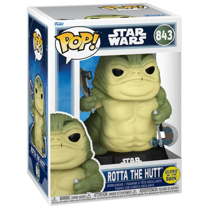 Figura POP Star Wars: The Mandalorian & Grogu - Rotta the Hutt FUNKO
