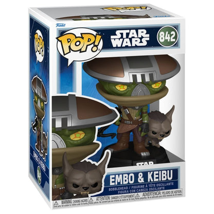 Figura POP Star Wars: The Mandalorian & Grogu - Embo & Keibu FUNKO