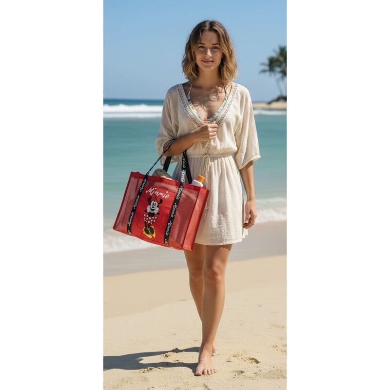 Bolsa playa rejilla Minnie Disney DISNEY
