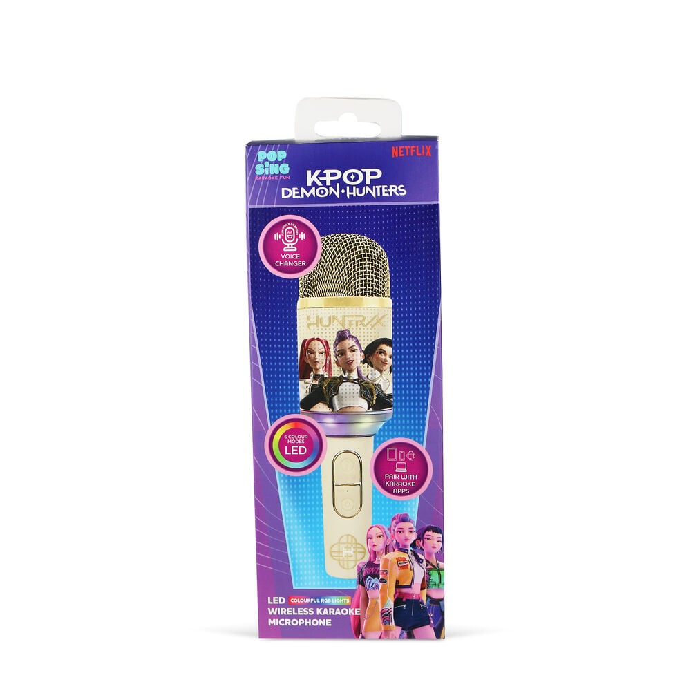 Micro Karaoke LED Golden Kpop Demon Hunter OTL TECHNOLOGIES