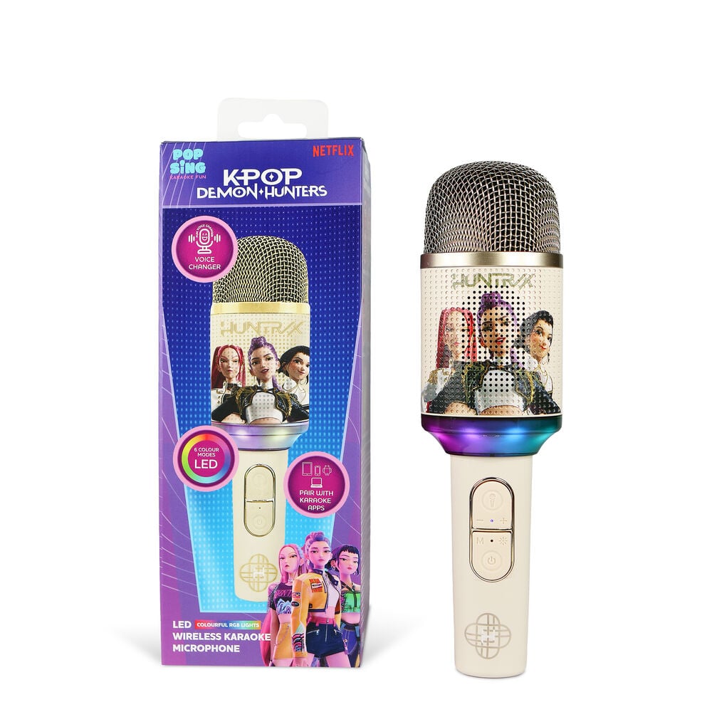 Micro Karaoke LED Golden Kpop Demon Hunter OTL TECHNOLOGIES