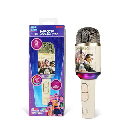 Micro Karaoke LED Golden Kpop Demon Hunter OTL TECHNOLOGIES