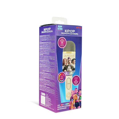 Micro Karaoke LED Golden Kpop Demon Hunter OTL TECHNOLOGIES