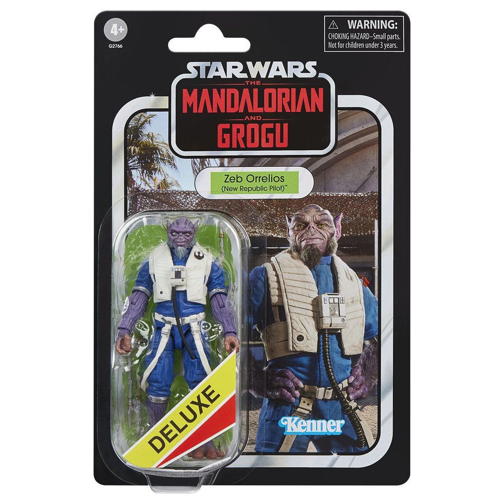 Figura Deluxe Zeb Orrelios Kenner The Mandalorian And Grogu Star Wars 9.5cm HASBRO