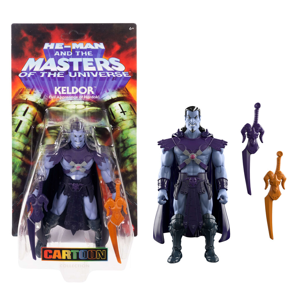 Figura Keldor Cartoon Collection Master of the Universe Origins 14cm MATTEL