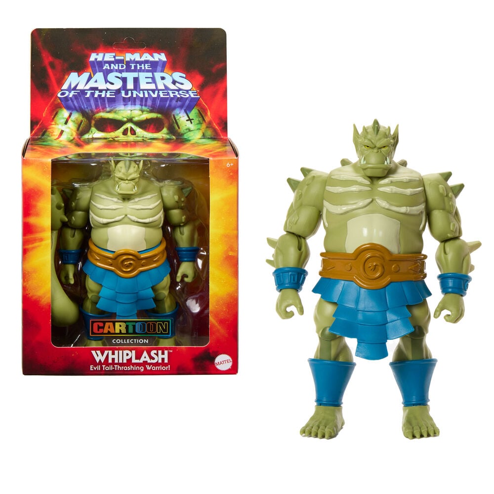 Figura Deluxe Whiplash Cartoon Collection Master of the Universe Origins 14cm MATTEL