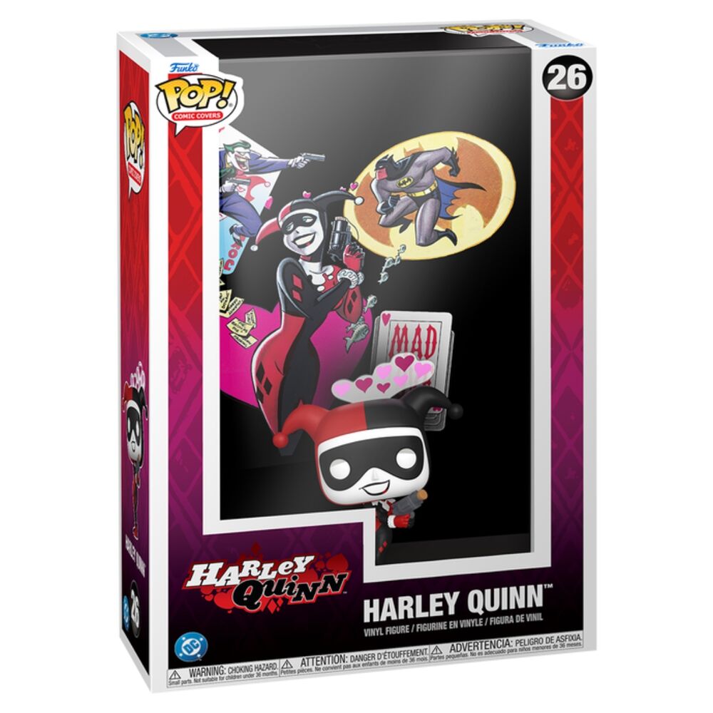 Figura POP Comic Covers DC Comics Harley Quinn - Harley Quinn FUNKO