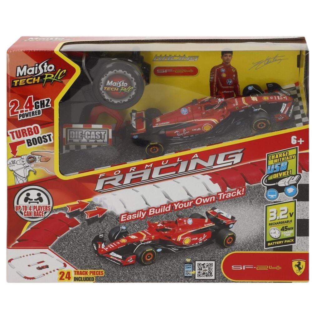 Coche Ferrari SF-24 radio control MAISTO