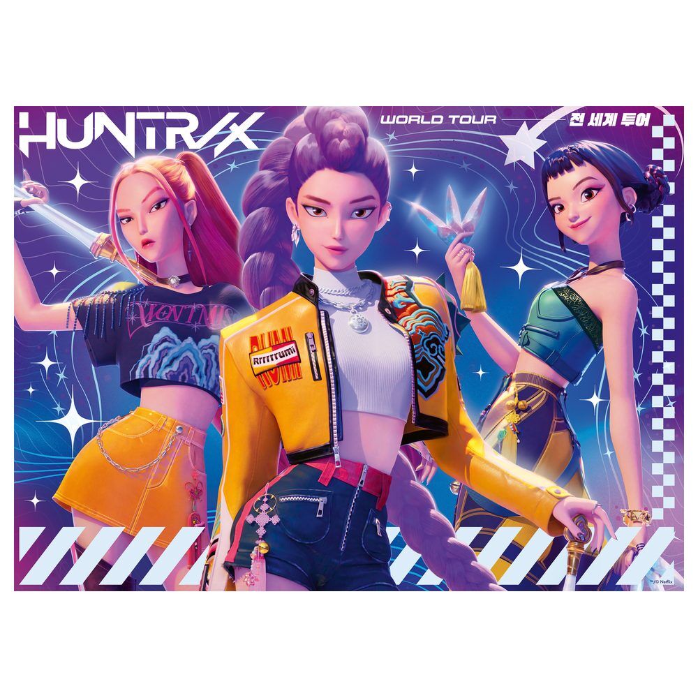 Puzzle KPop Demon Hunters 4x100pzs RAVENSBURGER
