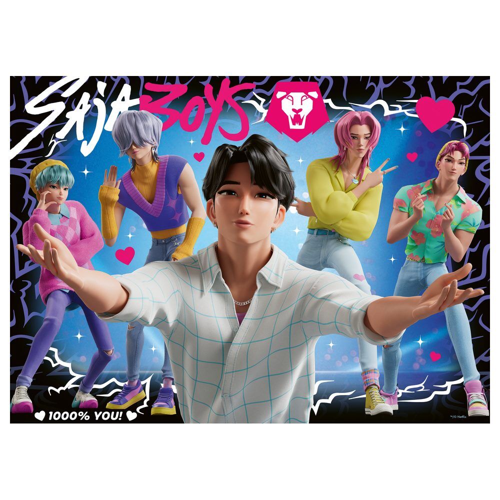 Puzzle KPop Demon Hunters 4x100pzs RAVENSBURGER