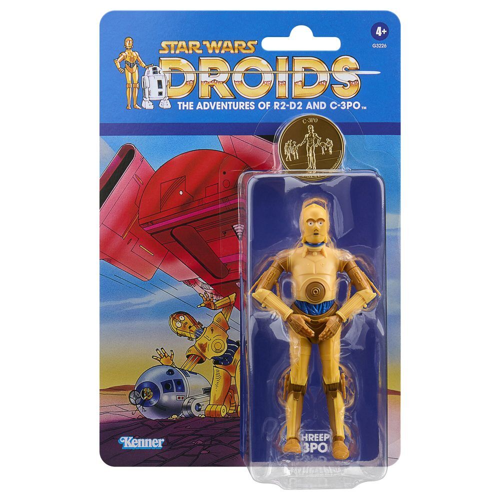 Figura C-3PO Droids The Adventures Of R2-D2 And C-3PO Star Wars 15cm HASBRO
