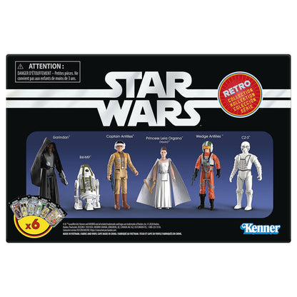 Set 6 figuras Retro Star Wars: Una Nueva Esperanza 9,5cm HASBRO
