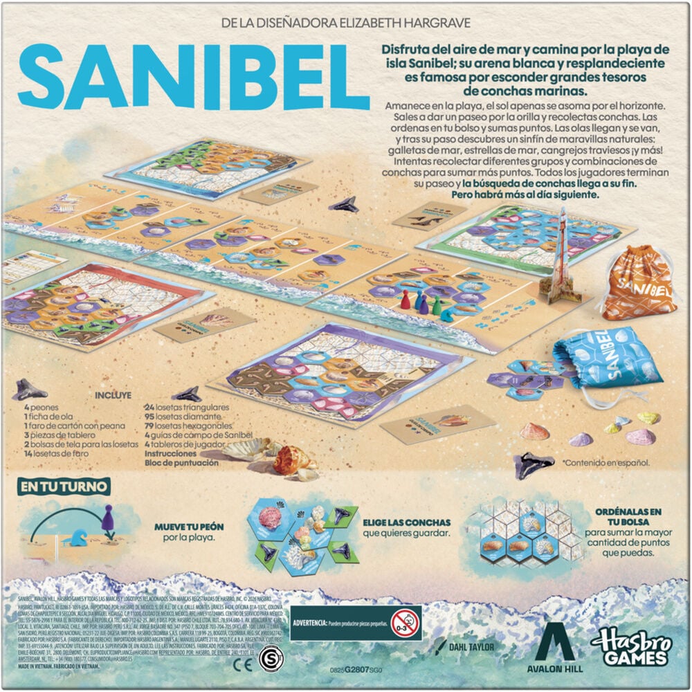 Juego de Mesa Sanibel HASBRO