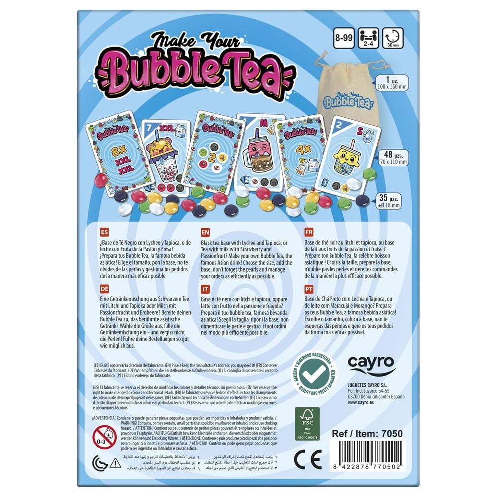 Juego Make Your Bubble Tea CAYRO