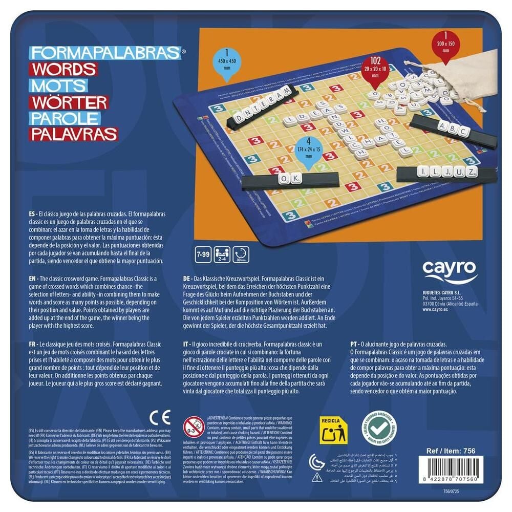 Juego Formapalabras CAYRO