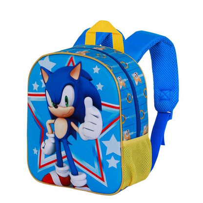 Mochila 3D Star Sonic the Hedgehog 31cm KARACTERMANIA