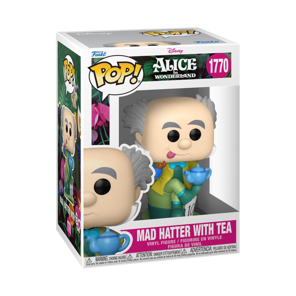 Figura POP Disney Alice In Wonderland Mad Hatter With Tea FUNKO