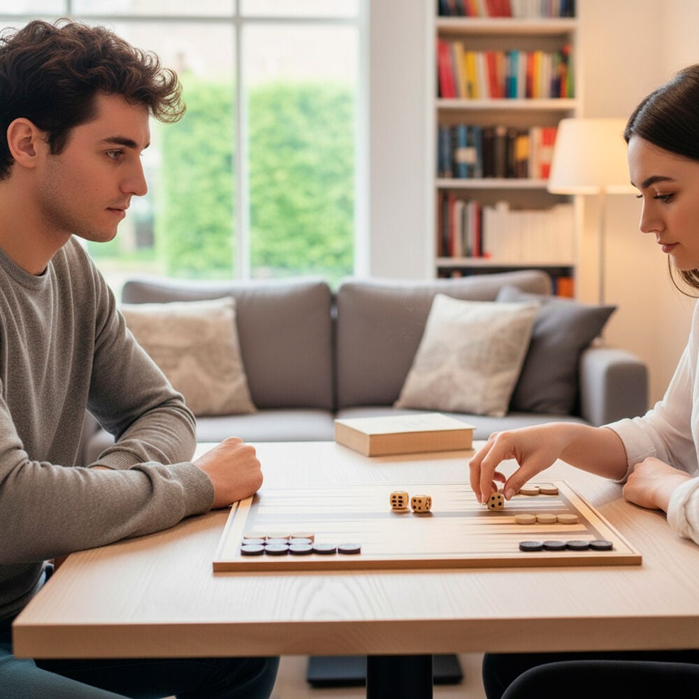 Juego Ajedrez & Backgammon ociostock