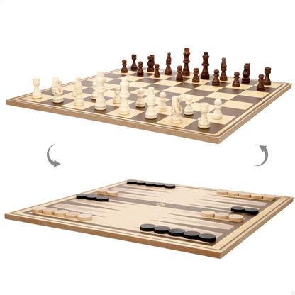 Juego Ajedrez & Backgammon ociostock